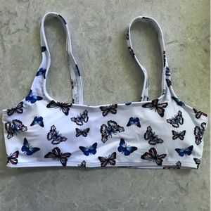Shein Butterfly Bikini Top